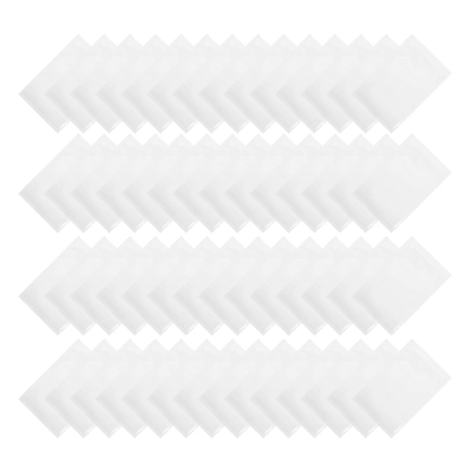 

100 Pcs Clear Adhesive Pockets Bags for Shipping Label Pouch Document Clothing Packaging