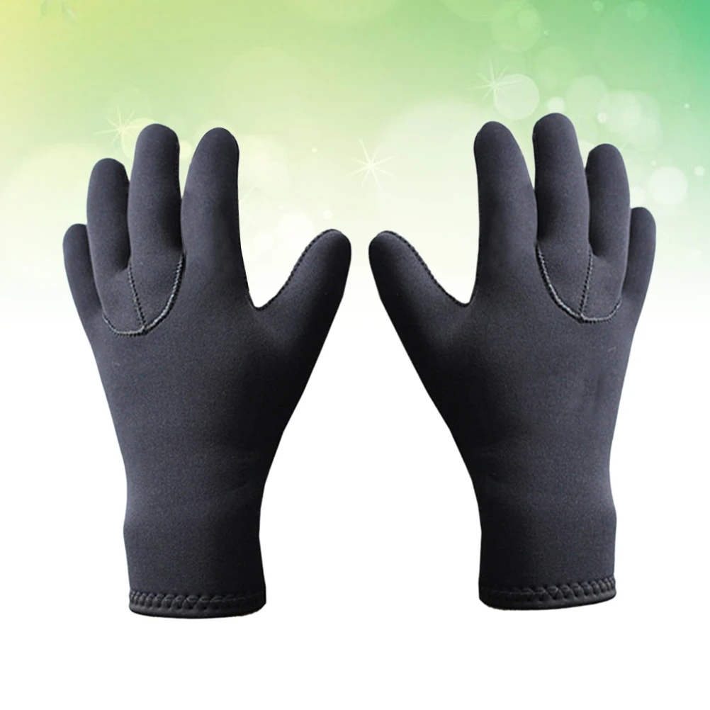 1 زوج قفازات الغوص 3 مللي متر النيوبرين الغوص المضادة للانزلاق قفازات واقية تحت الماء السباحة الصيد عدم الانزلاق معزول
