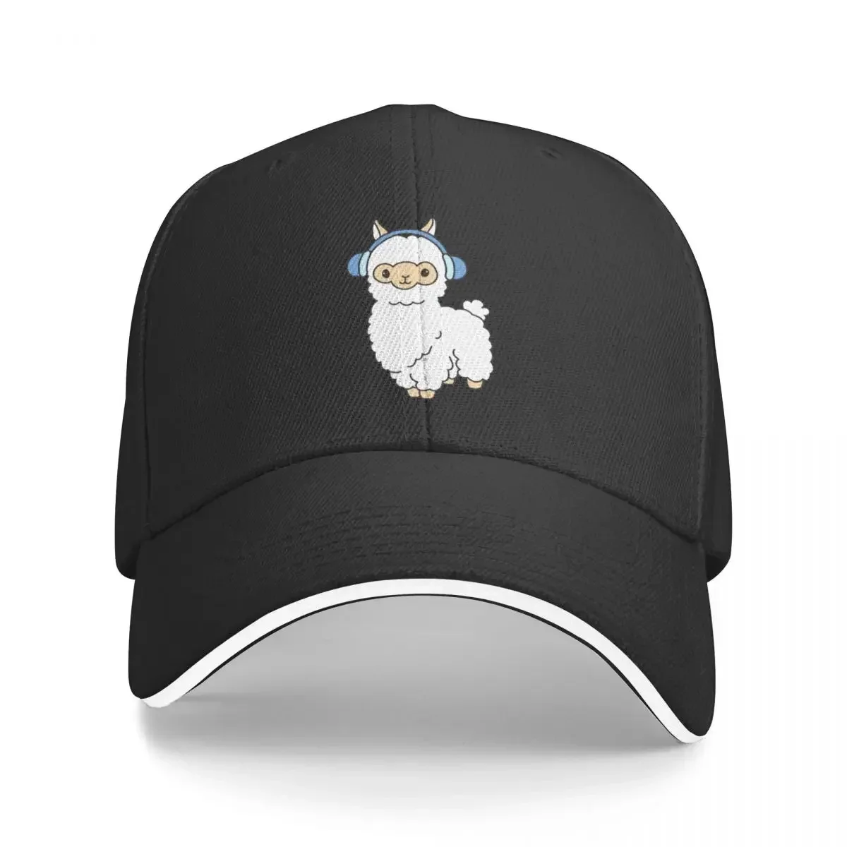 

New Alpaca wearing headphones Baseball Cap Luxury Brand Caps Mens Caps Women's