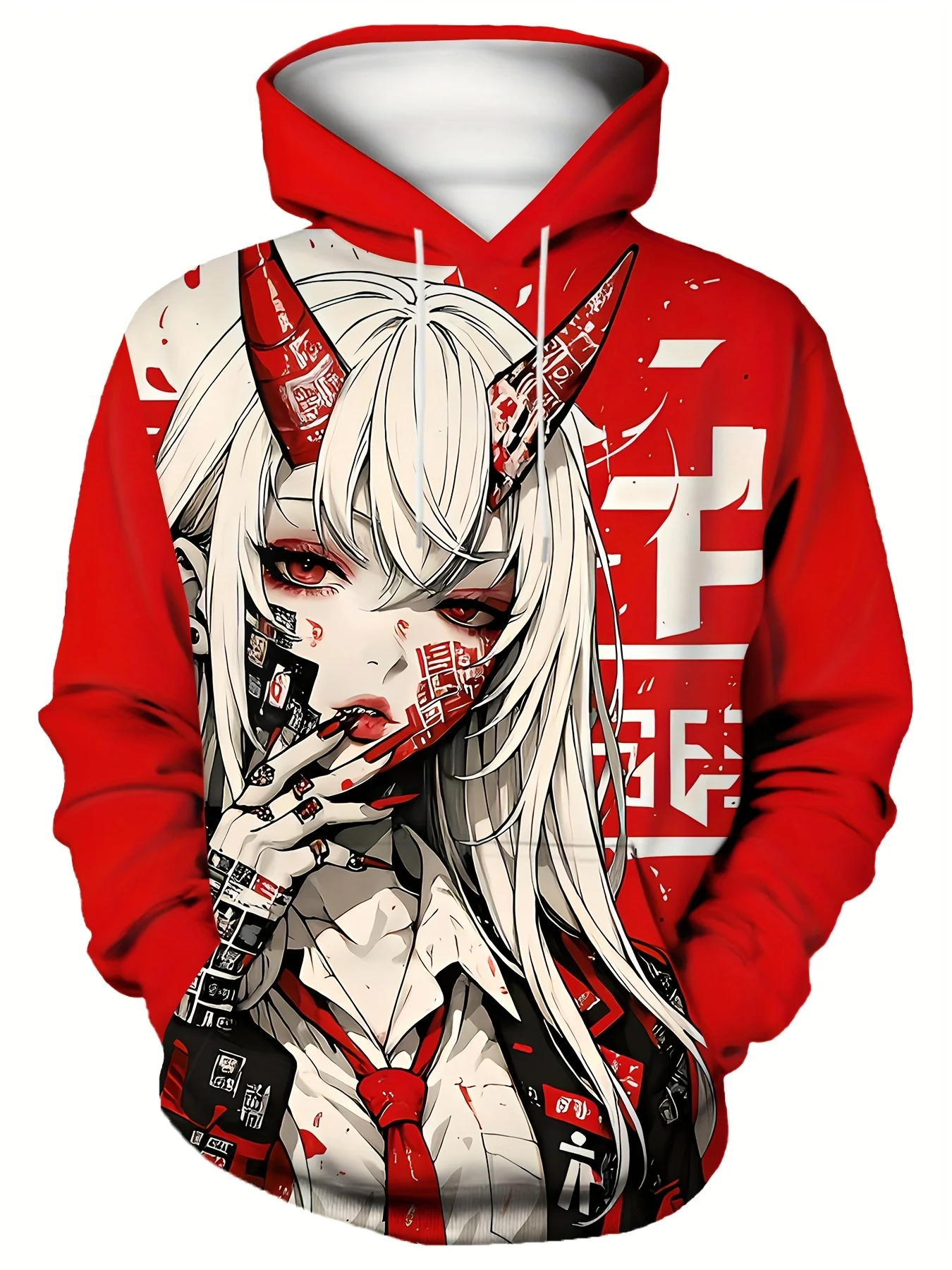 New model: men’s hooded long-sleeve loose-fitting casual printed basic sweatshirt. Perfect for young people in spring, summer, a