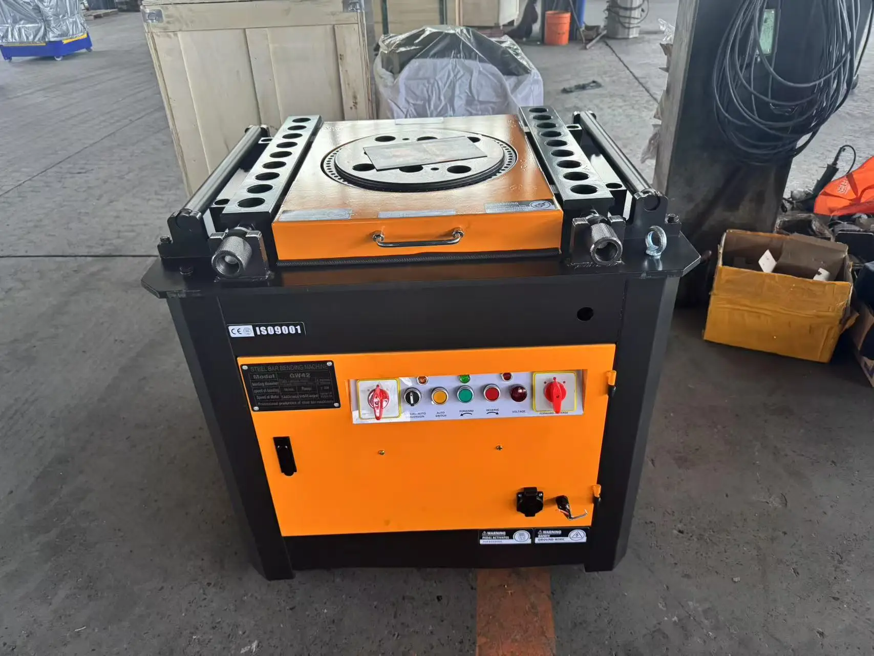 High Efficiency 220V/380V Dual Voltage Steel Bar Bending Machine 6-36mm Automatic Rebar Steel Rod Bar Stirrup Bender Motor Core