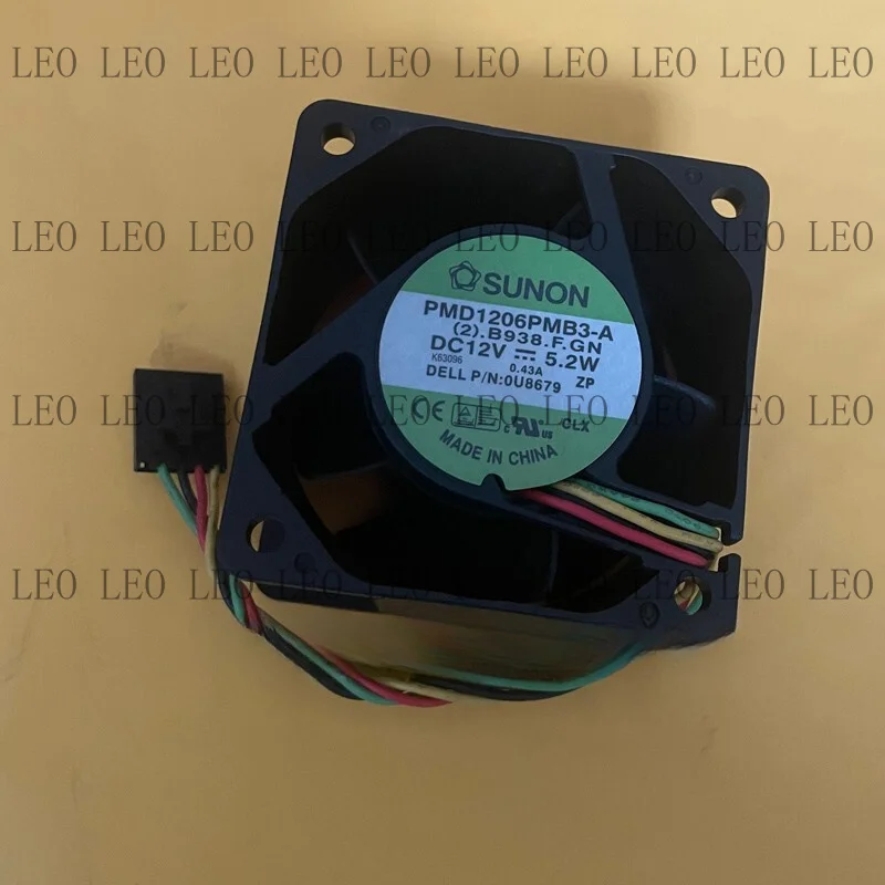 MY For SUNON PMD1206PMB3-A DC12V 5.2W 6038 60mm for DELL server cooling fan