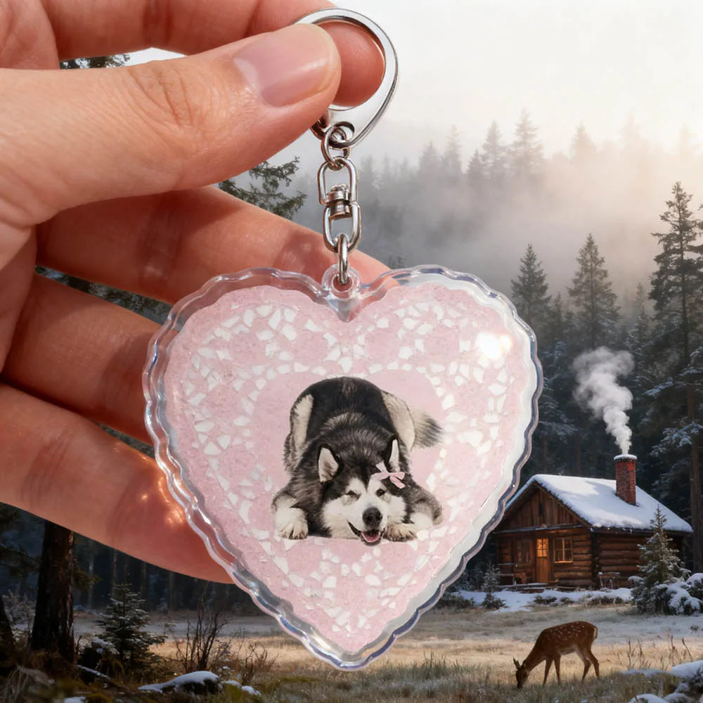 Coquette Pink Dog Animal Keychain Accessories Bag Charms Fox Cat Sheep Girls Women Keyrings Jewelry Fans Freinds Gift