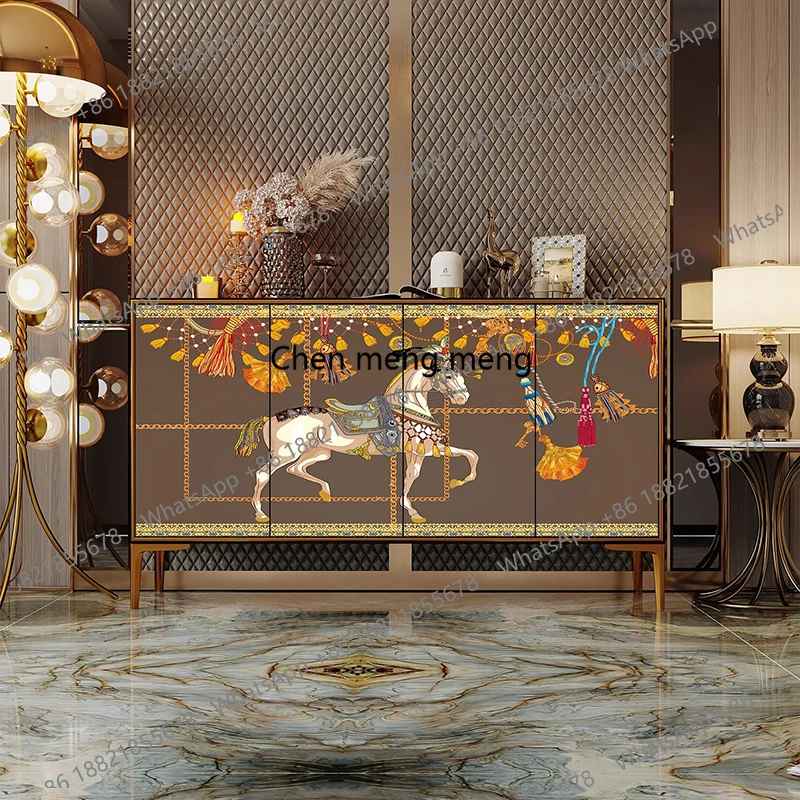 

Delicacy Nordic Living Room Cabinets Storage ModernMinimalist Vintage Display Cabinet Nordic Elegant Muebles