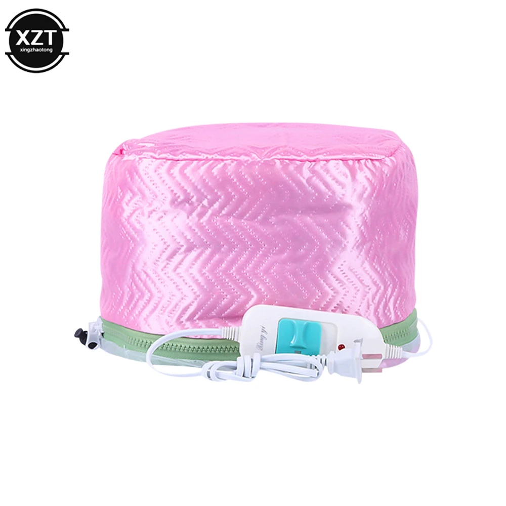 Thermo-cap for Hair Thermal Cap Household Adjustable Treatment Hair Steamer Hats for Perm Hair Coloring Oil Baking EU UK US Plug