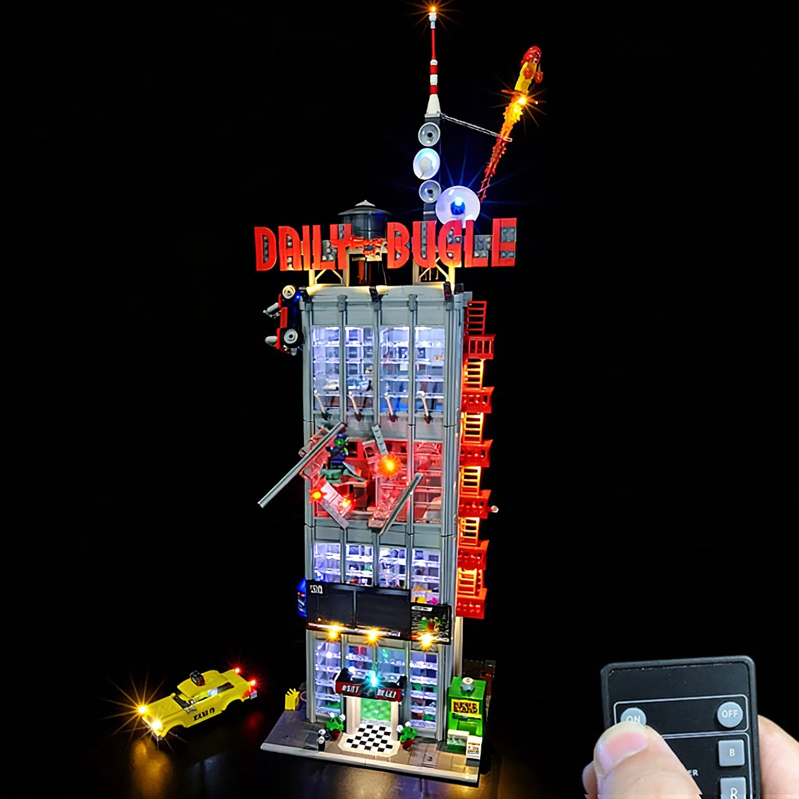 

LYBMTWF LED Lighting Kit Compatible with Lego 76178 Daily Bugle Building Blocks (NOT Include The Model Bricks)