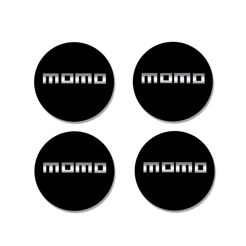 4Pcs 56mm MOMO logo Car Wheel Center Hub Caps Stickers For Mitsubishi Nissan Subaru KIA BMW TESLA Toyota Volkswagen Ford  Volvo