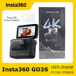 Original Insta360 GO 3S Action Camera Standard Bundle - 128GB (Arctic White/Midnight Black)