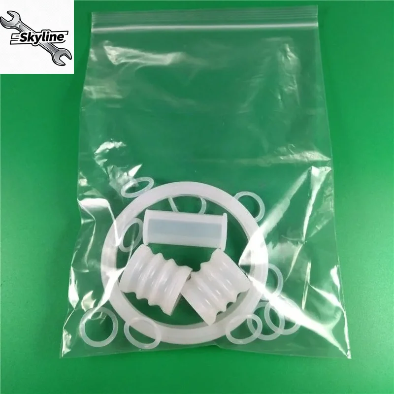 15+2Pcs Silicone Sealing Kit for Soft Serve Ice Cream Maker, Seal Rings & Tubes, Machine Spare Parts