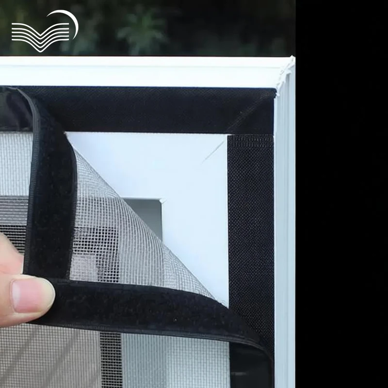 Window Anti-mosquito Screen Net Self-adhesive Breathable Bug Fly Proof Window Screen for Home Bedroom Balcony Window