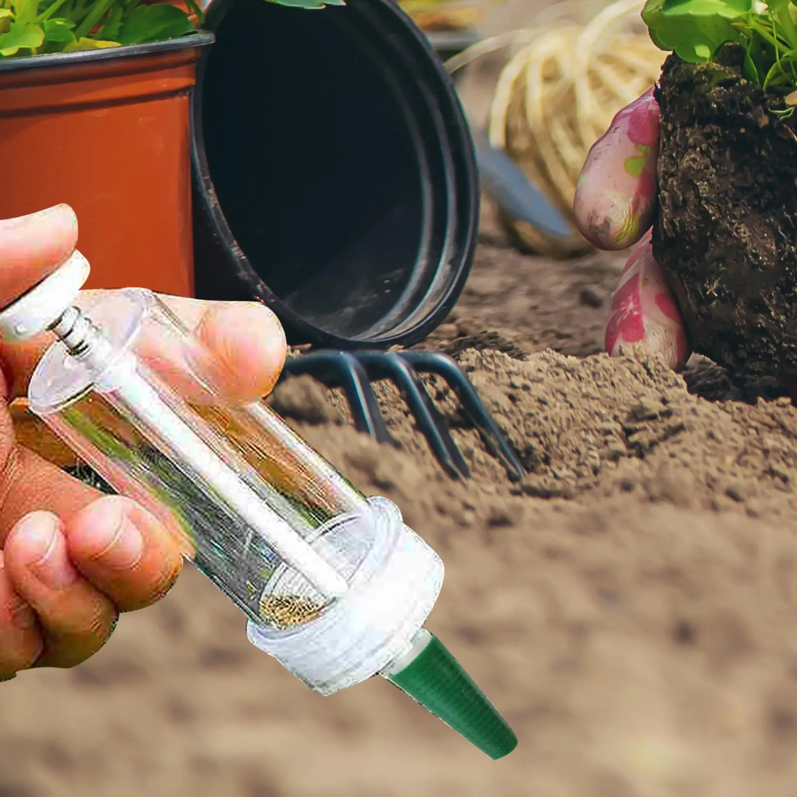 

Mini Sowing Plant Dispenser Plant Spreader Flower Plant Sower,Handheld Pp Plant Planter Tool Gardening Tools