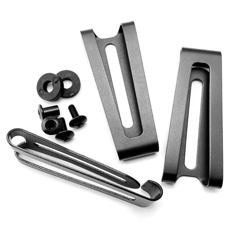 

652F K Sheath Waist Clip Accessories K Sheath Back Clip with Screws Waist Clip Scabbard Carrying Pocket Clip K Sheath Clip