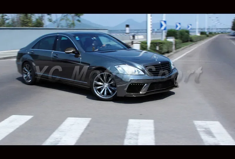 

Аксессуары для автомобилей: Передние крылья из стекловолокна FRP в стиле BS, подходят для Mercedes-Benz W221 S-Class 2007-2013 годов, расширители передних крыльев.