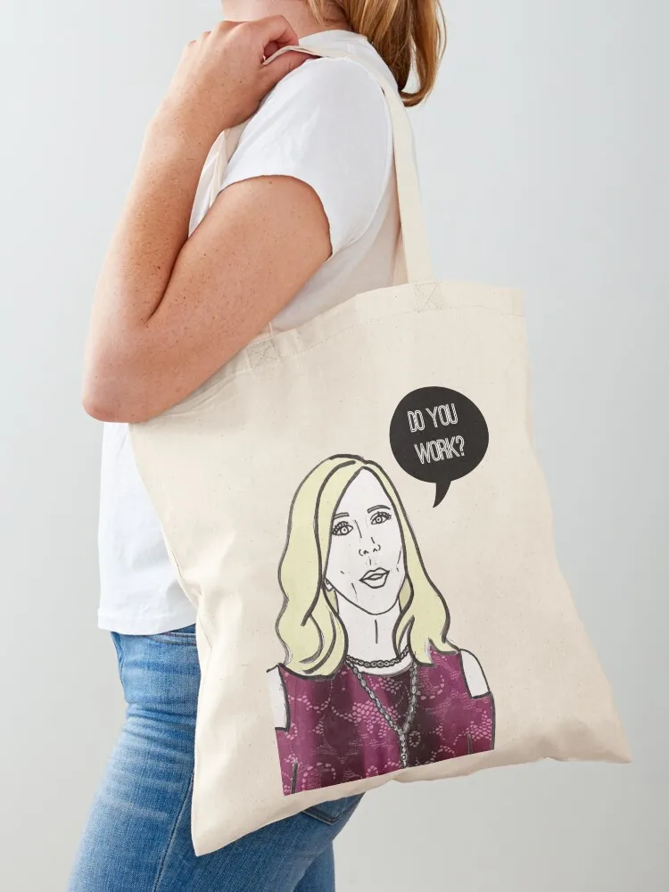 Do you work? Tote Bag shopping bags foldable cute tote bag