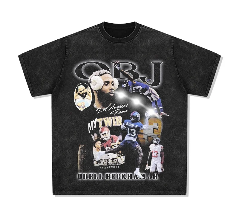 

Летняя модная брендовая потертая футболка NBA Star, удобная уличная футболка с принтом, подходящая для любителей баскетбола