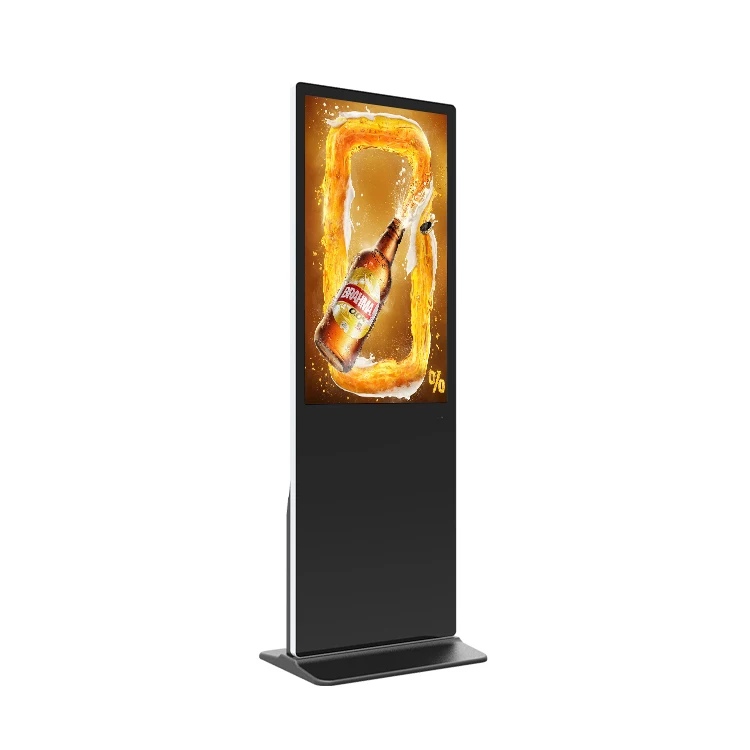 55 65 75inch Indoor Advertising Playing Equipment Touch-screen Large Advertising Screen with Digital Signage Player Software