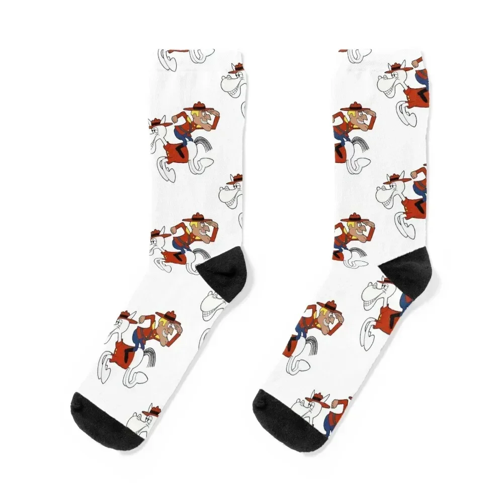 Dudley Do-Right and Horse Socks crazy gym Mens Socks Women's