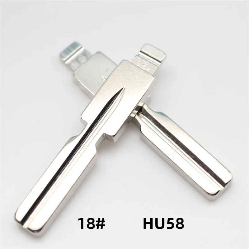 OEM 20Pcs 18# HU58 Metal Blank Uncut Remote Key Blade For Bmw For Keydiy KD Xhorse VVDI JMD