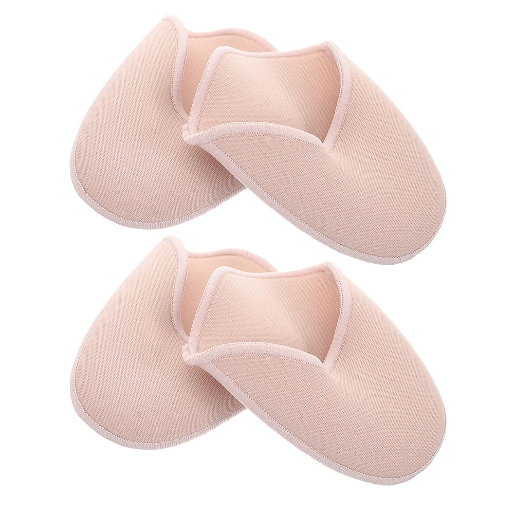 

4pcs Toe Forefoot Pad Demi Pointe Ballet Shoes Pads Protectors Lightweight Knitted Moisture Wicking Reusable Dance Shoe Socks