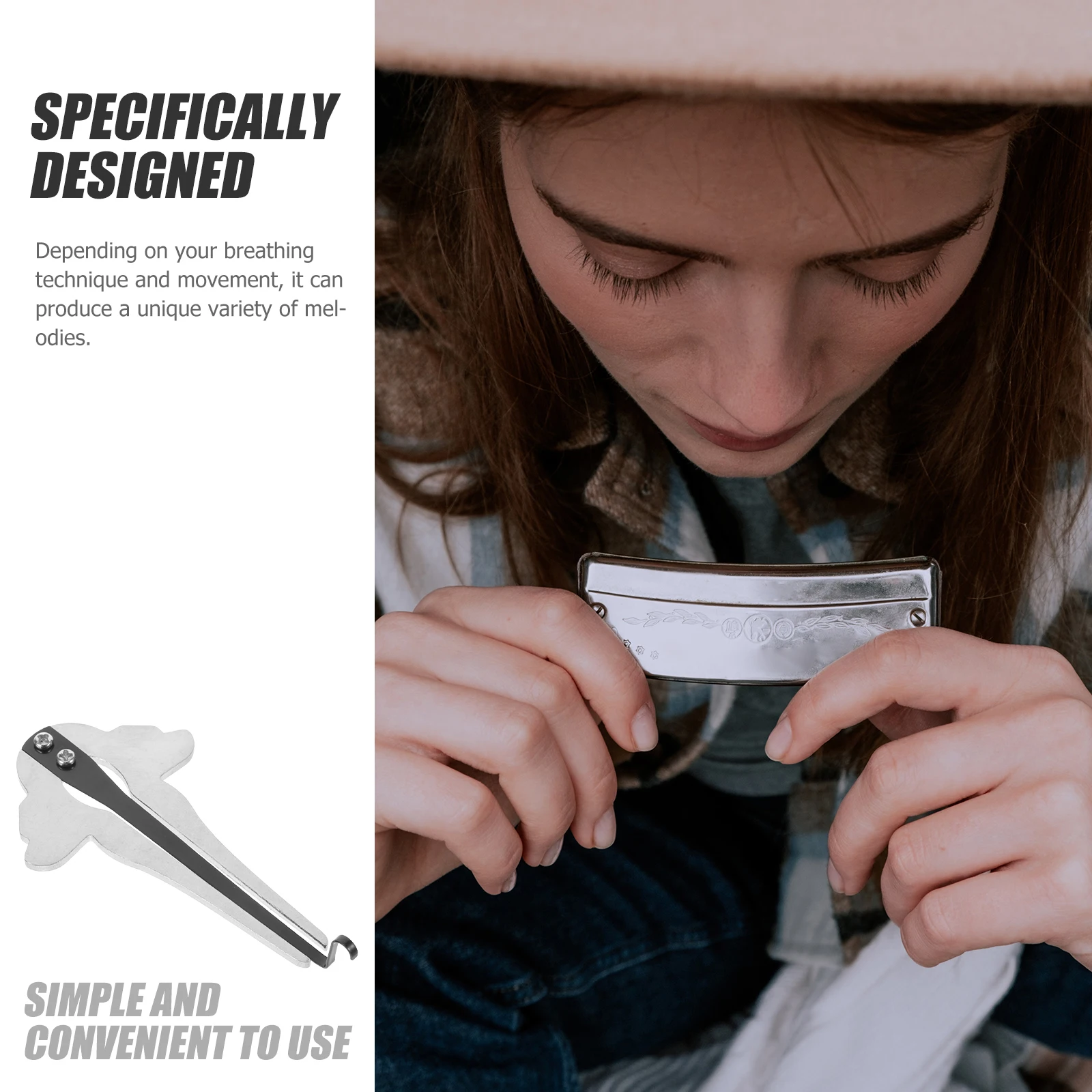 

Jew's Mouth Musical Instrument Metal Ethnic Instruments for Meditation Clear Sound Beginner Friendly Lightweight Portable Easy