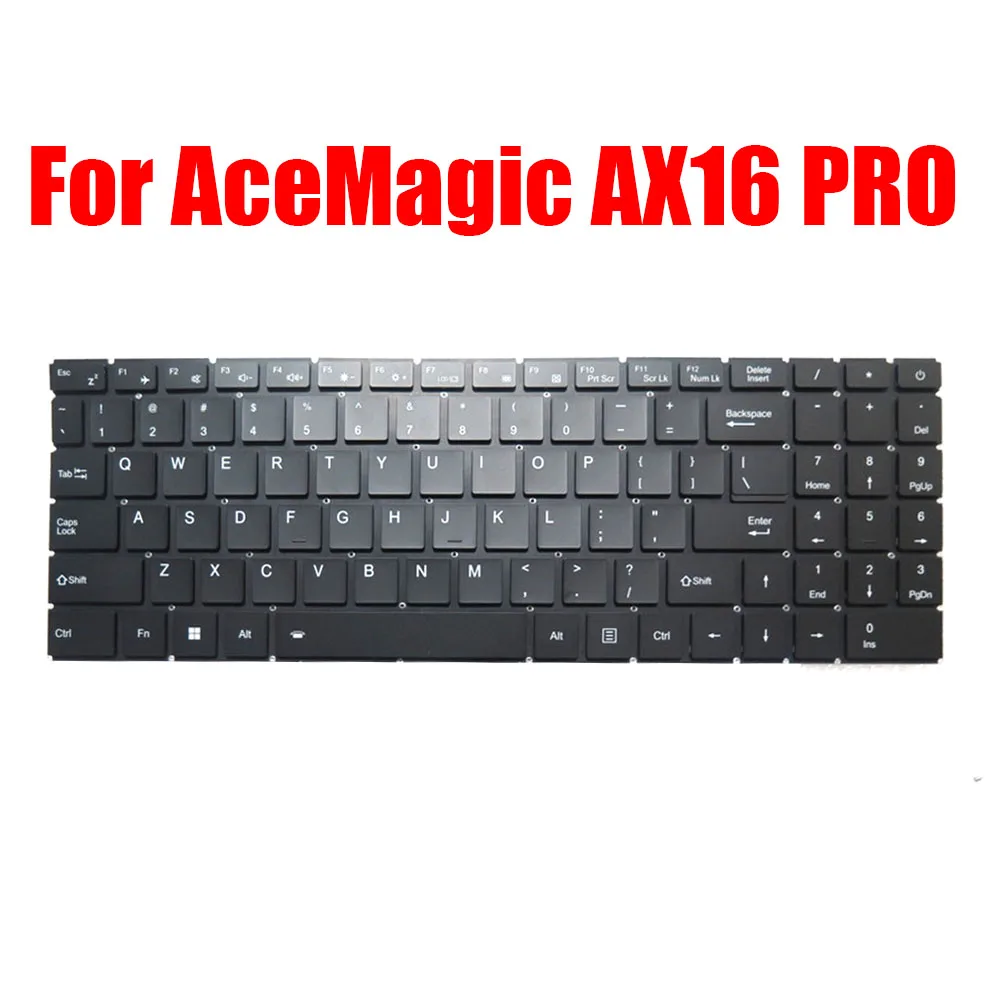 

English US Laptop Keyboard For AceMagic AX16 PRO Black With Backilt