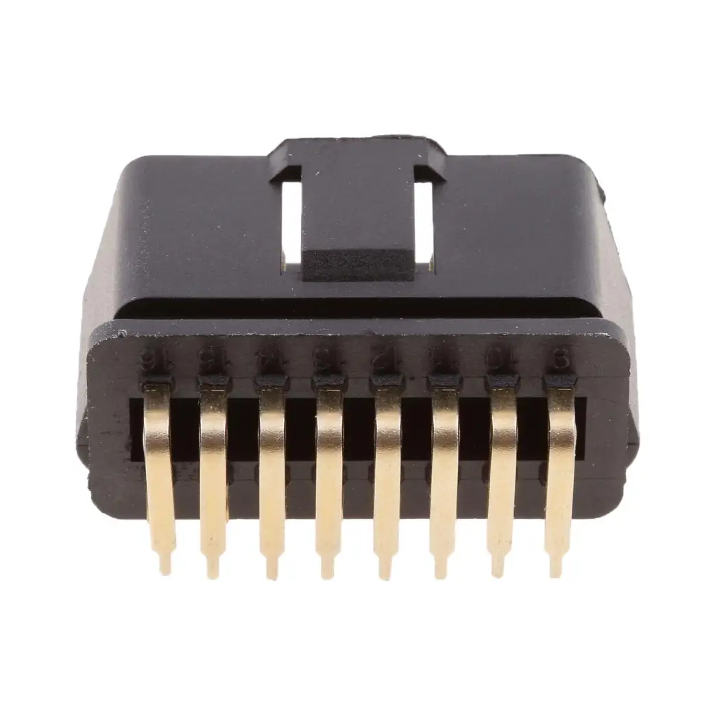 2x Cord Extension Diagnose Cable 16 Pin Diagnose Cable 16 Pin Tool Code Readers Rubber Coating Strain Relief Suitable