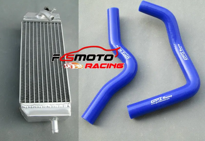 Aluminum Radiator + Hose For SUZUKI RM85 RM 85 2002-2009 2003 2004 2005 2006 2007 2008 02 03 04 05 06 07 08 09