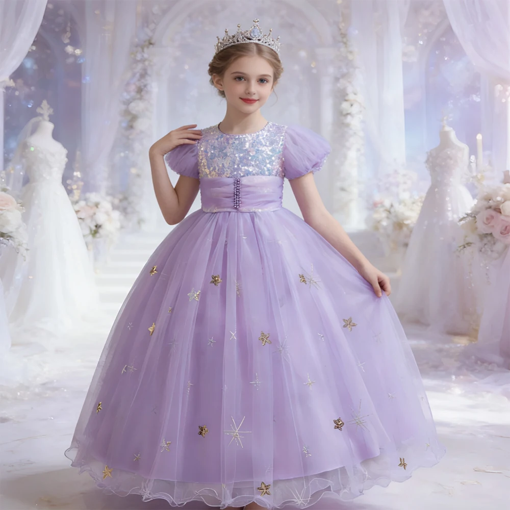 

Children Fairy Dress Kids Disguise Carnival girl Sweet Princess Costume Birthday Party Gown Clothes 2-10 Years Evening Dresses