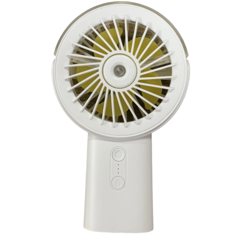 Misting Fan Portable Handheld Fan, 4000Mah Handheld Misting Fan Rechargeable Power Bank,Cooling Water Fan For Travel