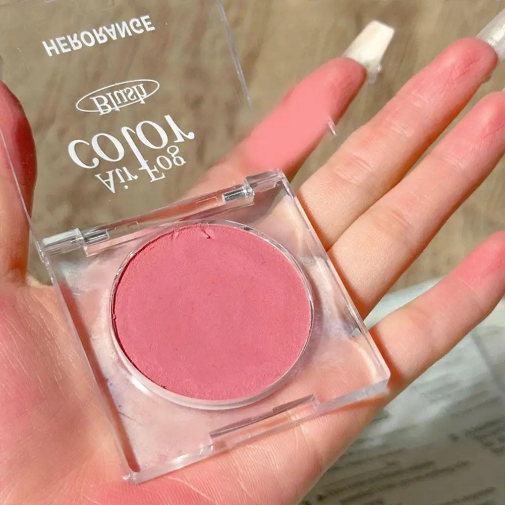 Blush pour le visage imperméable pour femme, poudre de maquillage pour le visage, contour doux, teinte naturelle des joues, cosmétiques éclaircissants, 256, J2L9