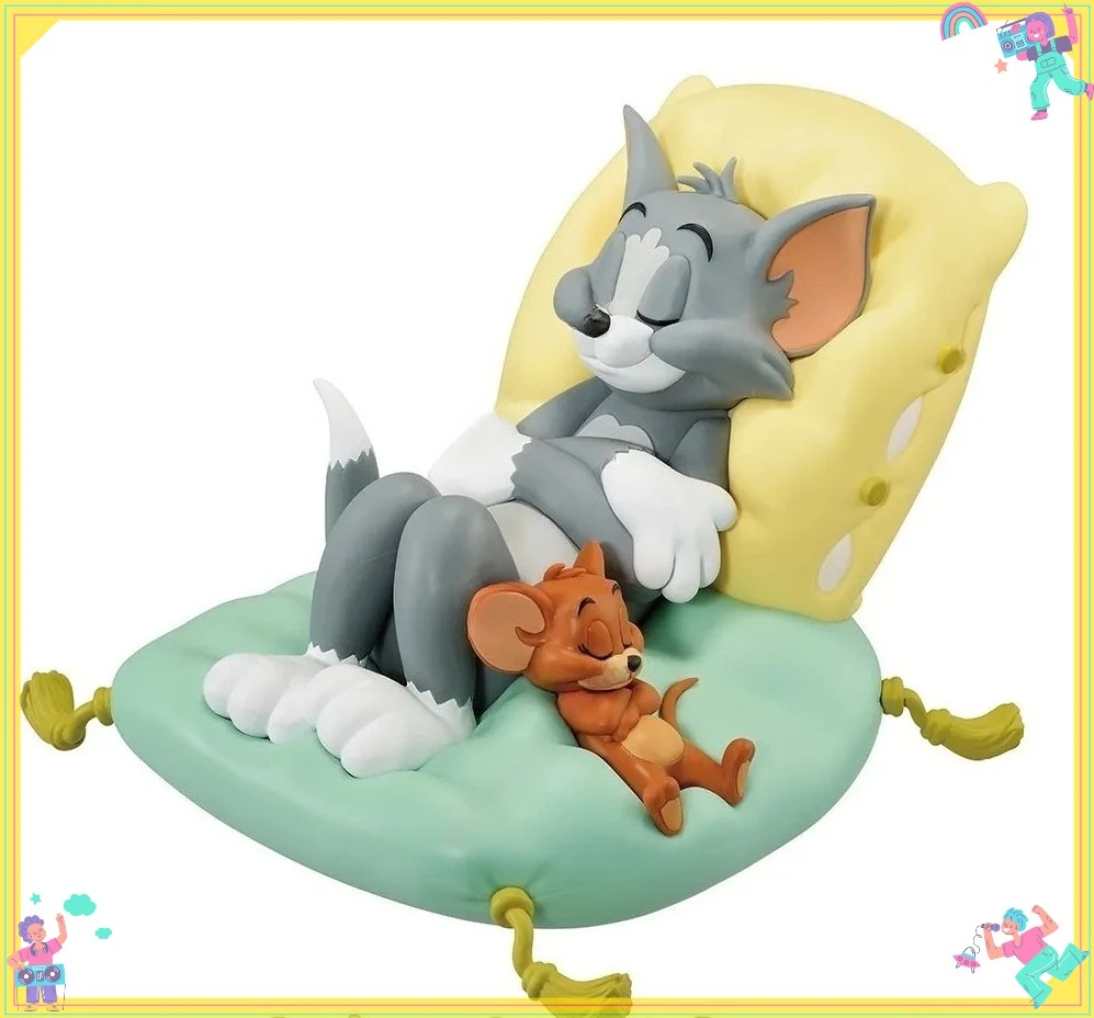 

Bandai Original Ichiban KUJI TOM and JERRY Always Together Morning Till Night One Peaceful Day Yummy Funny House Figure