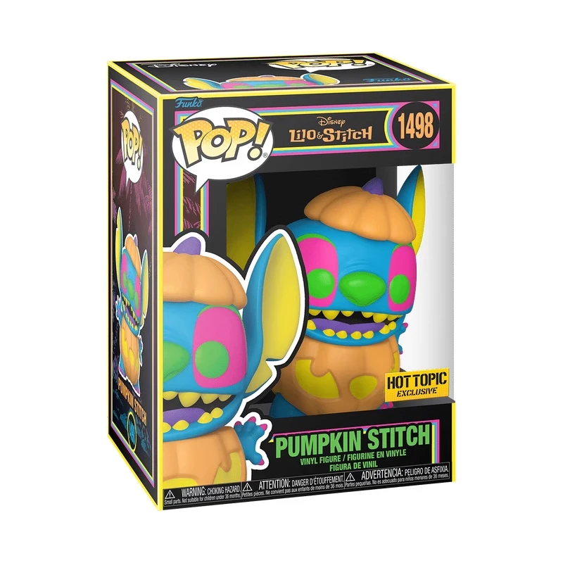 Genuine Edition FUNKO POP Disney Lilo & Stitch – Halloween Pumpkin Stitch Anime Decoration Ornament Model Toys Collectible Model - Image 5