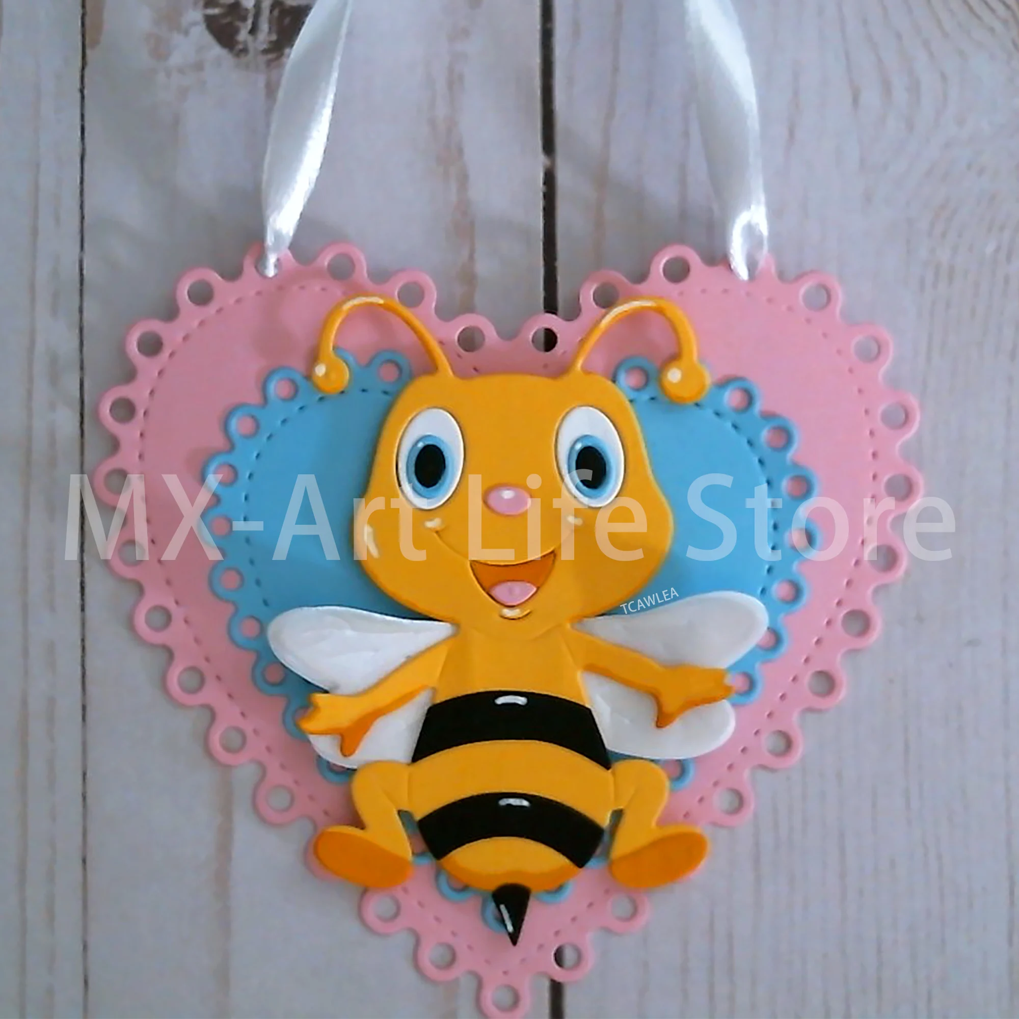Lovely Bee Honey Metal Cutting Dies Animal Insect Pet Stencil For DIY Scrapbooking Embossing Paper Card Craft Cutter image 3