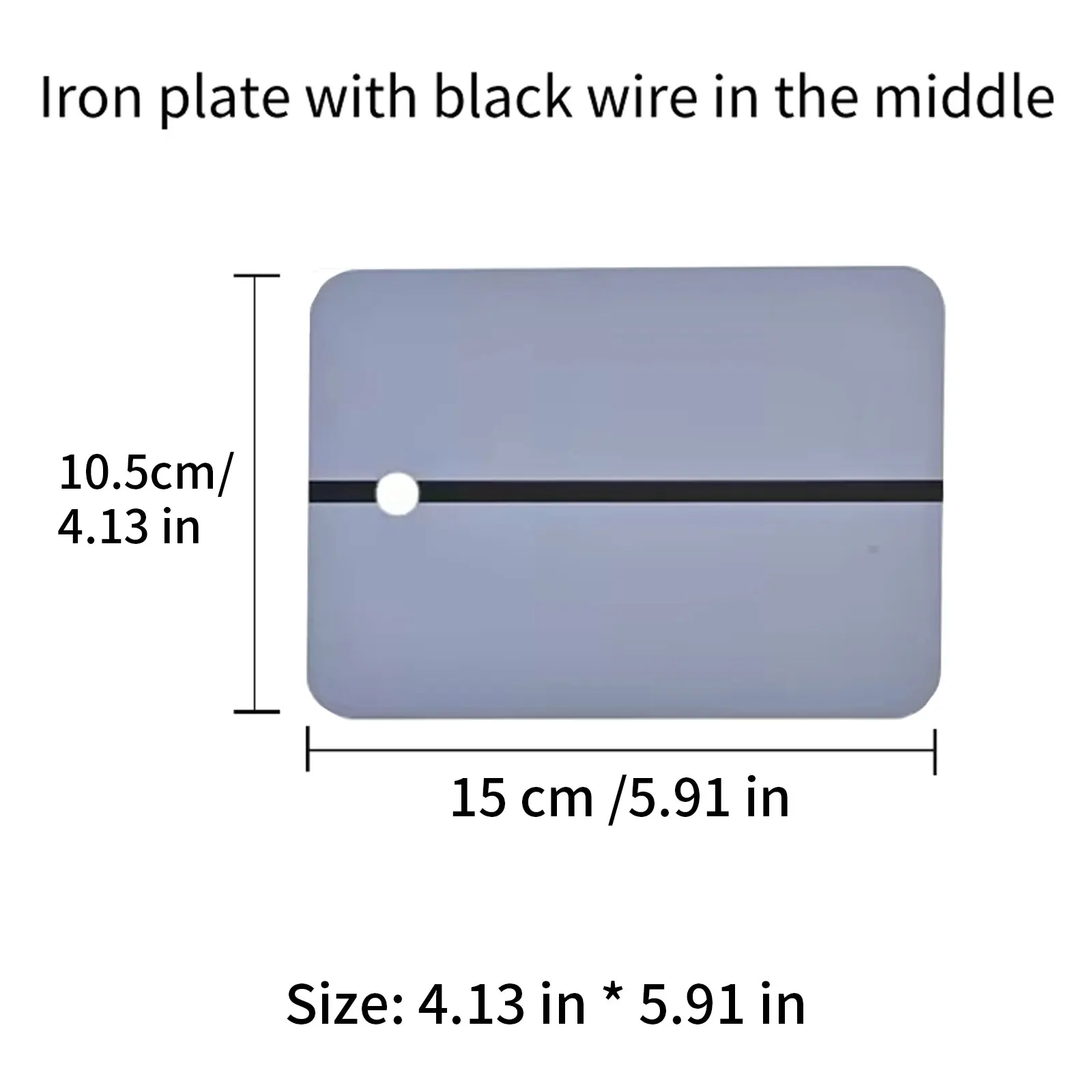 Magnetic Spray Paint Test Card Set Thin Iron Sheet Color Chart with Detachable Anti-Slip Handle Painting Sample Board for Car
