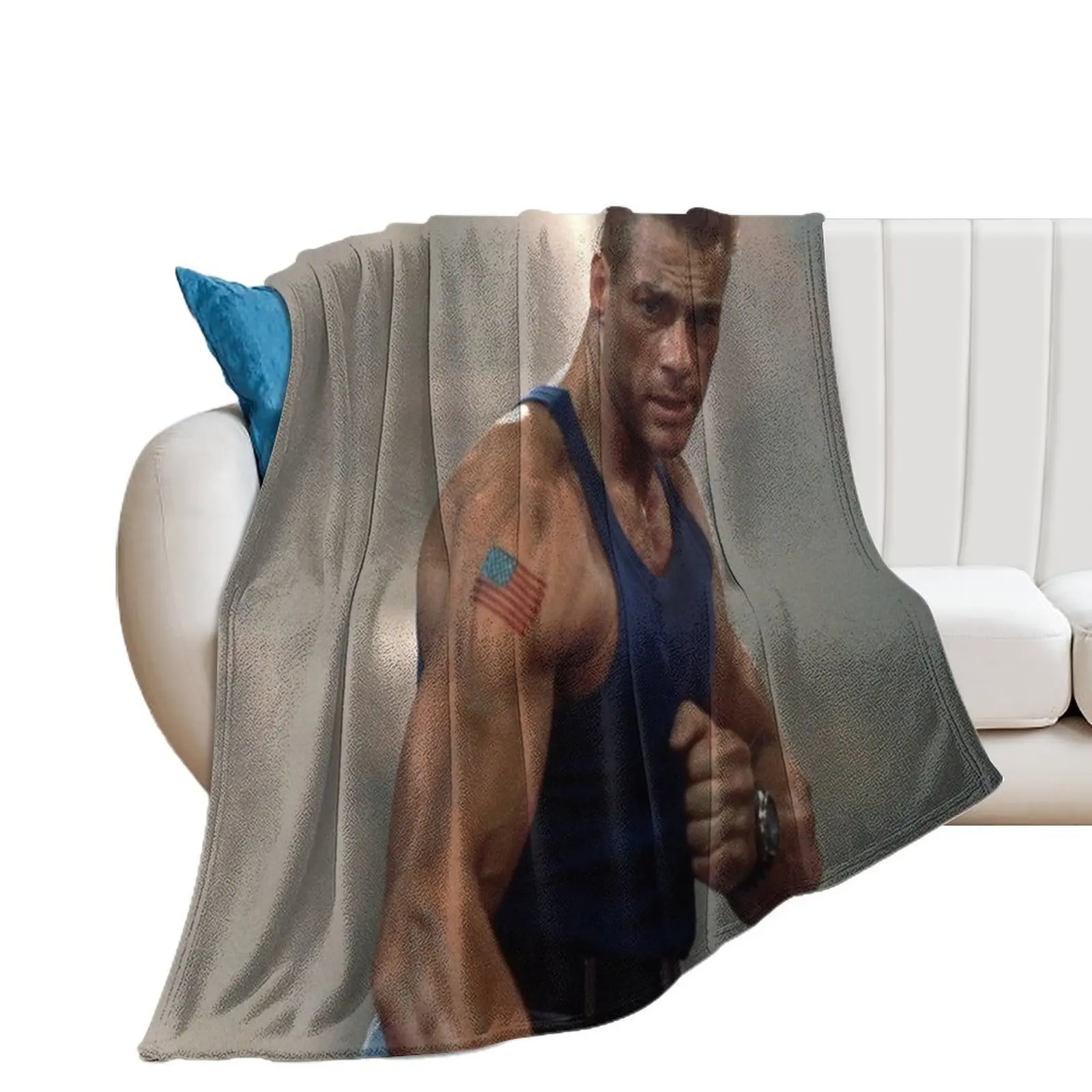 Jean-Claude Van Damme Throw Blanket Polar Comforter Decorative Sofas For Baby Blankets