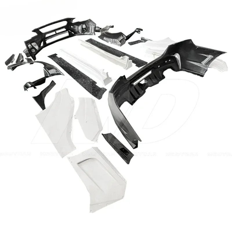 أطقم هيكل واسعة من ألياف الكربون بنصف مزورة على شكل حرف V لـ 2015-2018 سوبارو امبريزا 11 Sti Vab