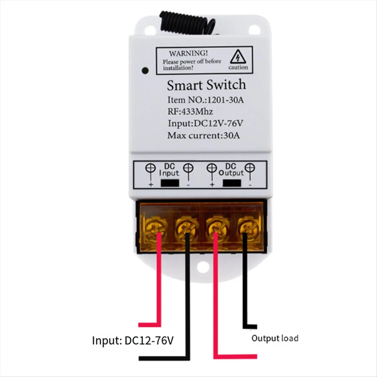 A14G Wifi 30A Tuya Smart Switch Intelligent Automation Modules APP Remote Control DC12-76V Relay High Power