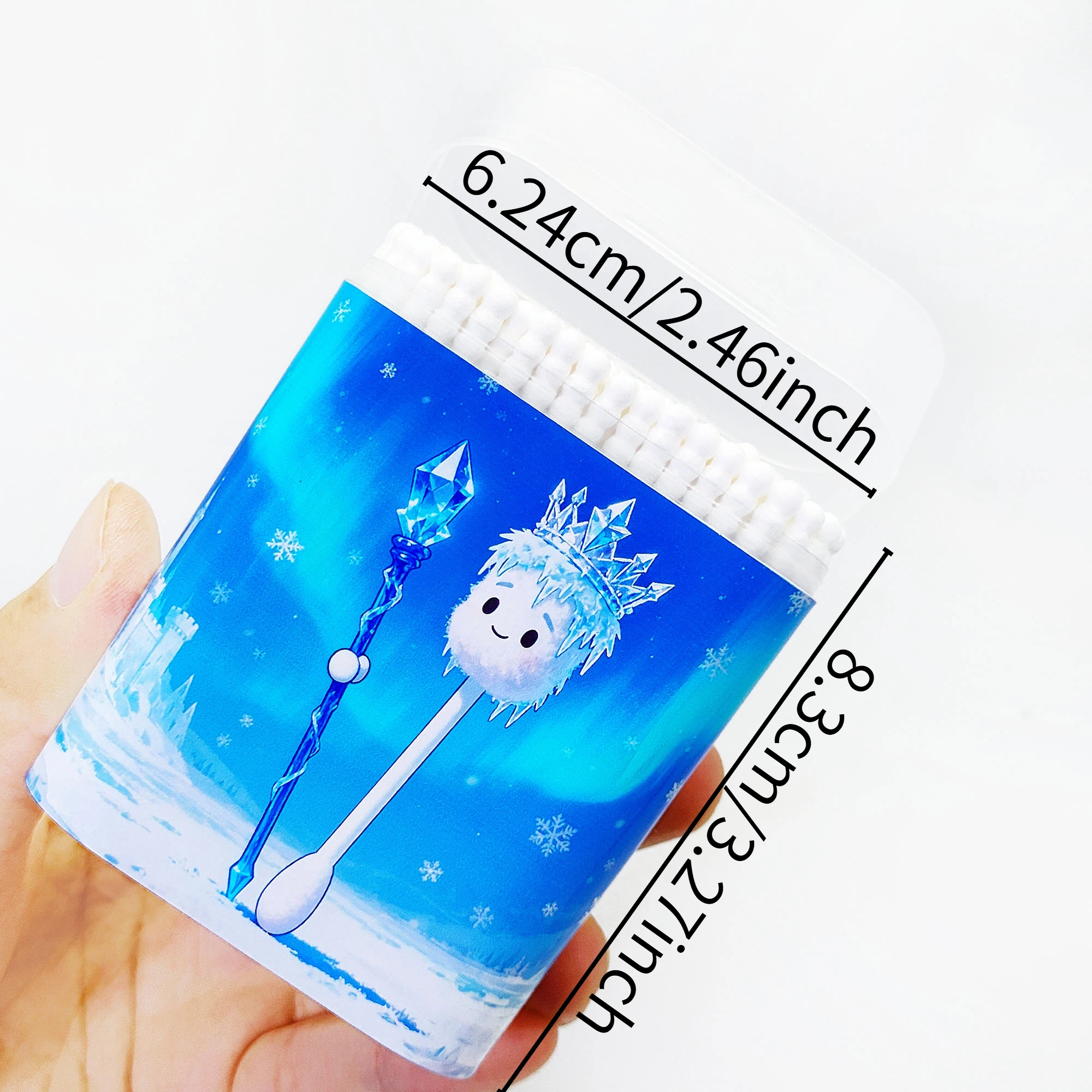 400개 마법 테마 면봉, 다기능 이중 헤드 나선형 얇은 막대와 창의적인 마법 요소 면봉