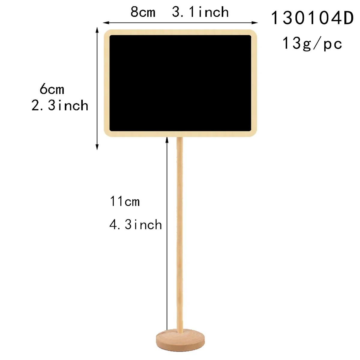 1-10pc Mini farby do drewna deska mała drewniana kreda tablica ślubna kuchnia restauracja znaki pisanie zawiadomienia wiadomość