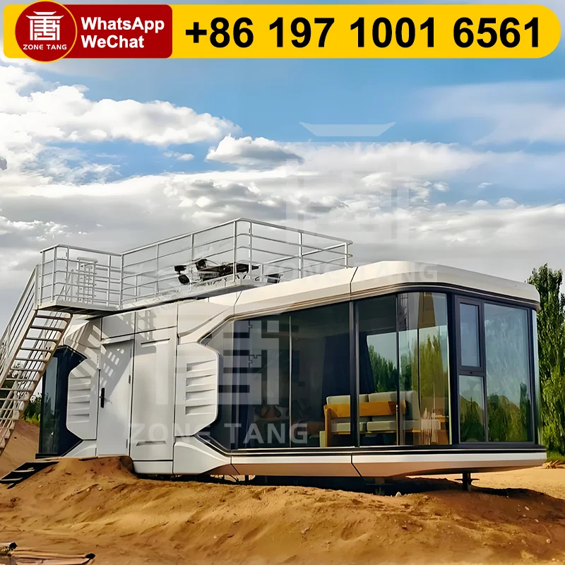 وحدات منزل كله جودة عالية منازل وحدات حديثة تخصيص تصميم المنزل المحمول الجاهز رائجة البيع الفضاء كبسولة منازل المنزل