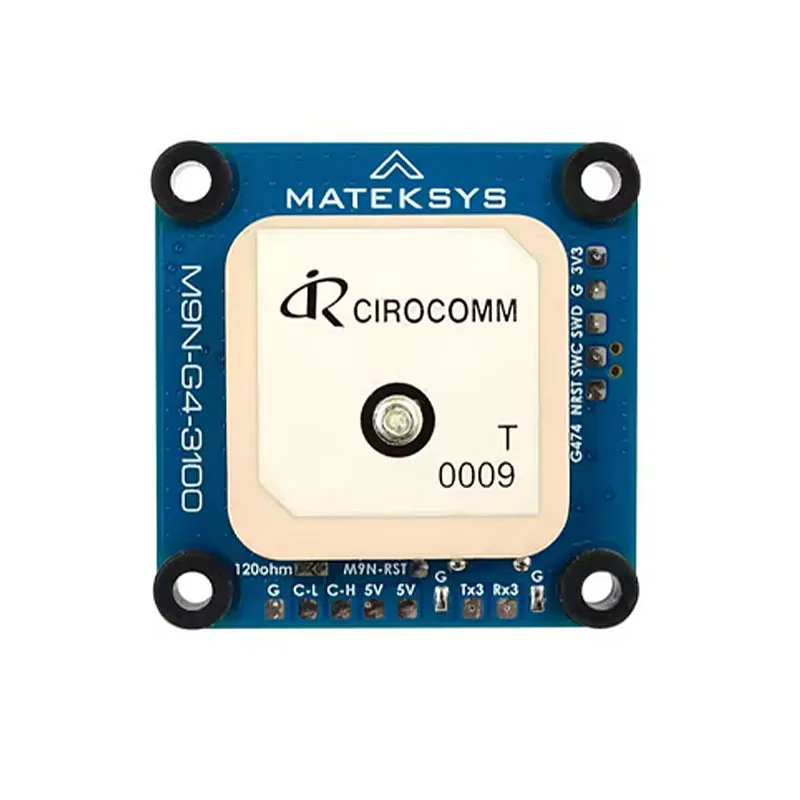 Mateksys M9N-G4-3100 GNSS GPS Module FPV Drone UAV AP_Periph DroneCAN CAN FD RM3100 Compass UART MSP ArduPilot INAV Compatible