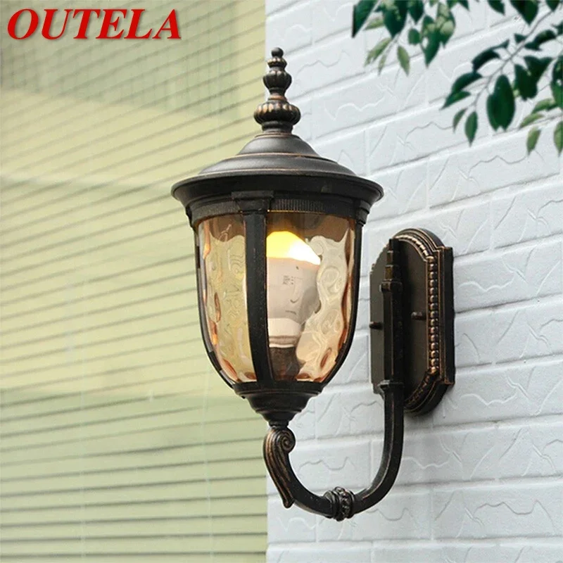 

OUTELA Contemporary LED Outdoor Wall Lamps Electric Simplicity Waterproof Balcony Hallway Courtyard Villa Gate Hotel