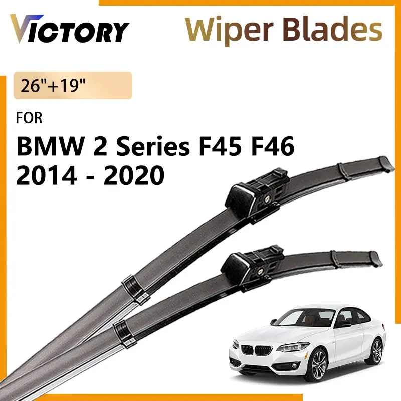 Front Wiper Blades For BMW 2 Series F45 F46 2014 - 2020 216i 218i 220i 225i 216d 218d 220d Accessories Windshield Window Brushes