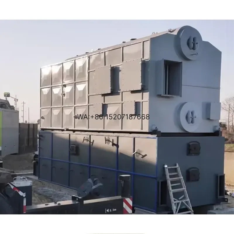 Wmwmnu New Industrial Horizontal Automatic 20 Ton/h High Efficiency High Pressure Natural Circulation Wood Coal Steam Boiler