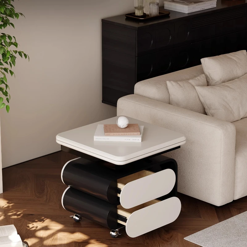 mesa lateral do sofá carrinho mesa de centro removível