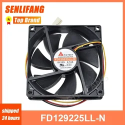 NEW For Y.S TECH FD129225LL-N DC 12V 0.12A 90x90x25mm 3-Wire Server Cooling Fan
