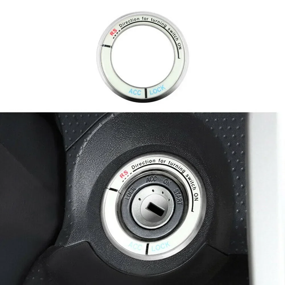 Stylish Silver Aluminum Ignition Switch Start Button Frame For Toyota FJ Cruiser 072014 Upgrade Your Car\'s Look