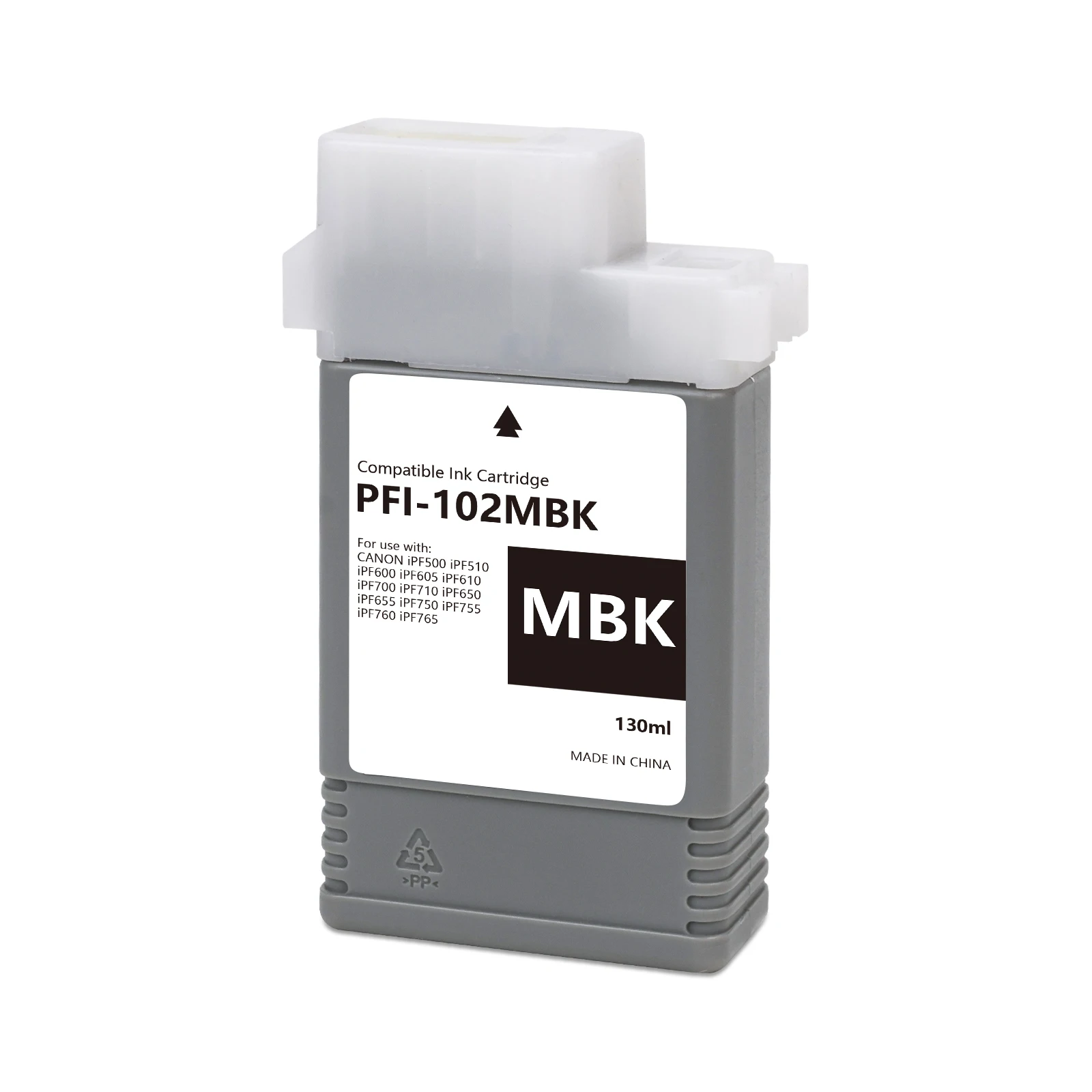 PFI 102 PFI-102 PFI102 Compatible cartridge With ink With chip for Canon iPF500 iPF510 iPF600  iPF610 iPF700 iPF710 iPF750