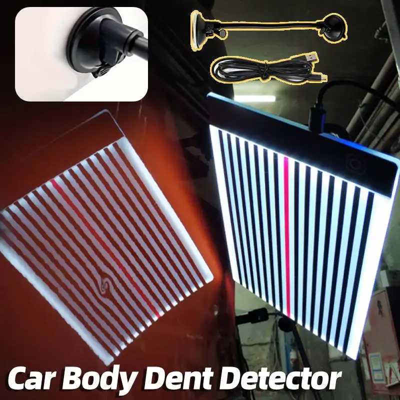 

LED Striping Line Board Light Car Body Dent Detector Paintless Dent Removal Checking Line Board Light Car Depression Repair Tool