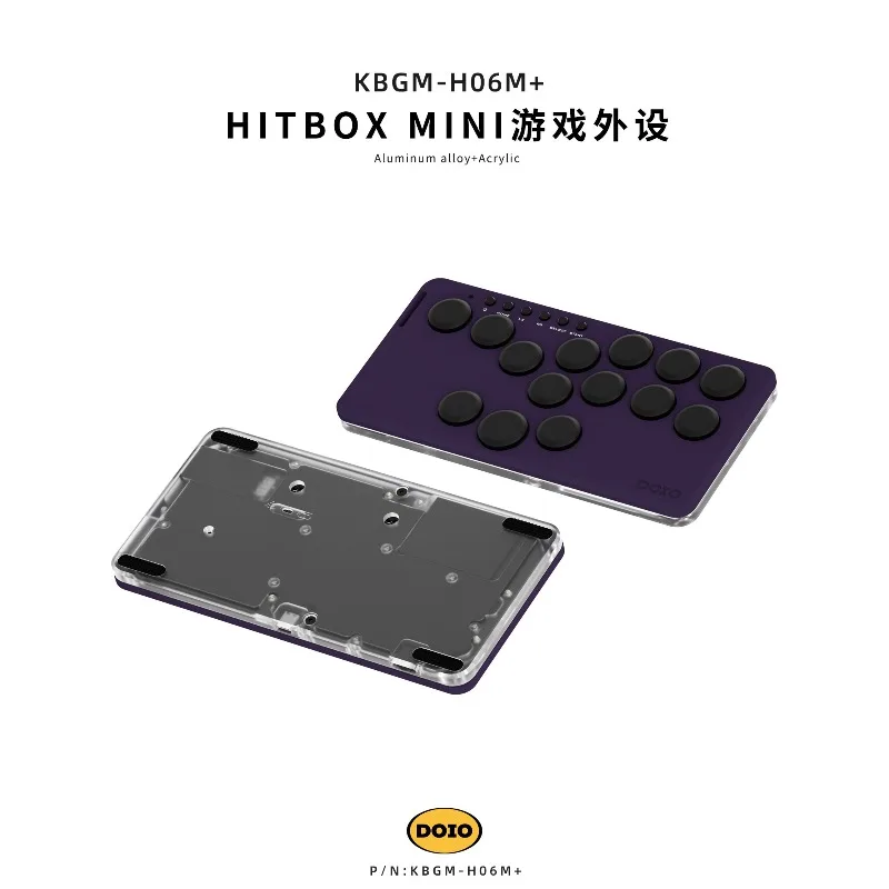 DOIO KBGM-H06M+ Portable Gaming Keyboard Upgradeable Wireless